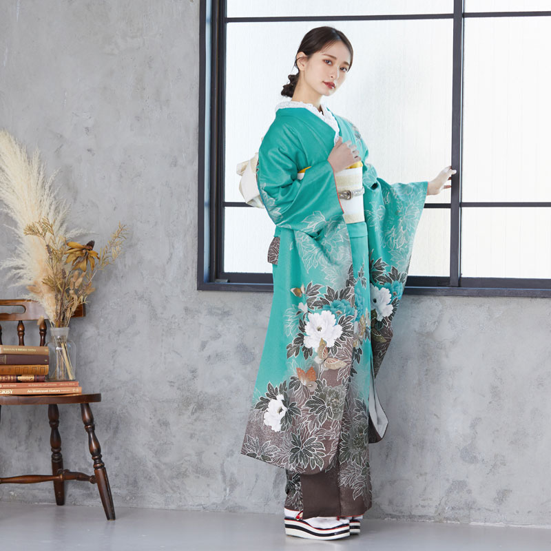 楽天市場】成人式早割クーポン15％オフ【振袖 レンタル】RS757 正絹