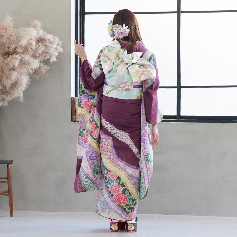 楽天市場】成人式早割クーポン10％オフ【振袖 レンタル】RS795 正絹 赤