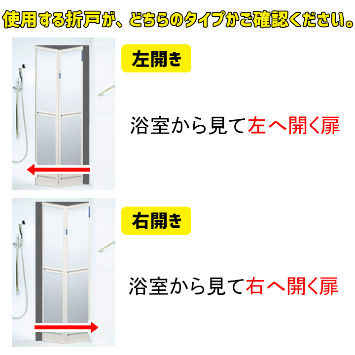 楽天市場】ykk 浴室 戸車 折れ戸 4個セット《取付説明書付》左開き