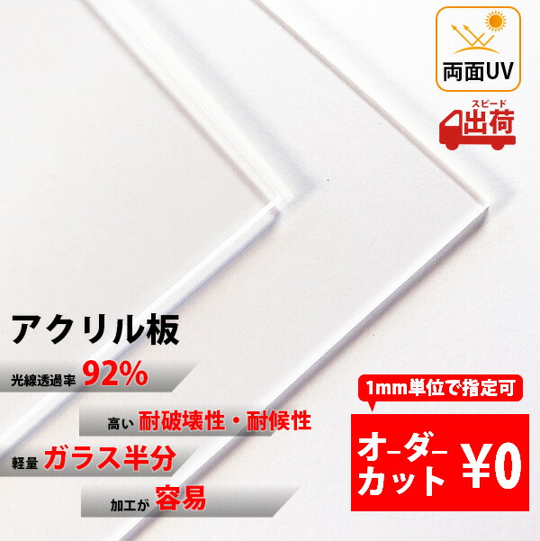 M730】アクリル板オーダーカット加工 M730】アクリル板オーダーカット