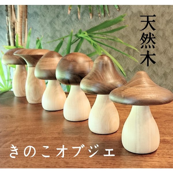 楽天市場】キノコ 置物 オブジェ 木製 インテリア 雑貨 おしゃれ 小物