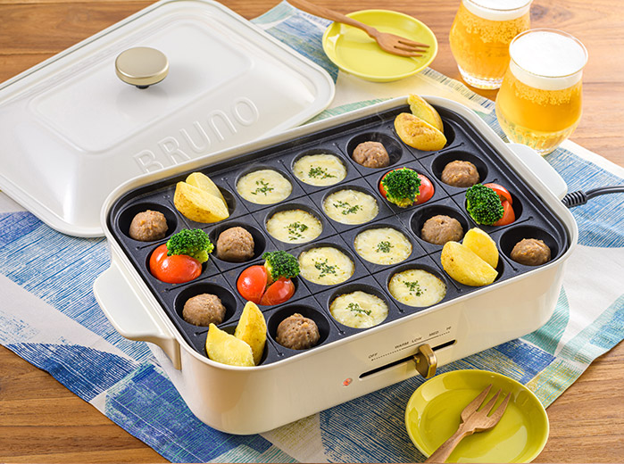 楽天市場】BRUNO コンパクトホットプレート セラミックコート深鍋