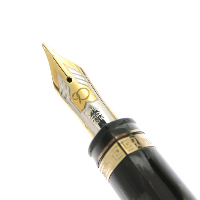 訳あり OMAS オマス 万年筆 18K 750 M 中字 クリア 透明 文房具