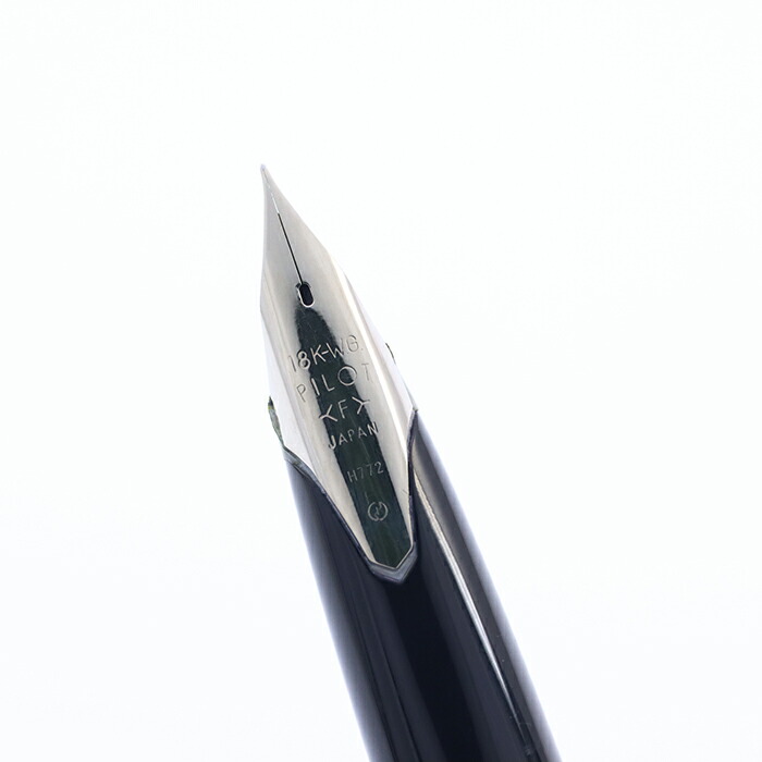 激レア 廃盤 PILOT パイロット カスタムストライプ 白蝕刻 18k F