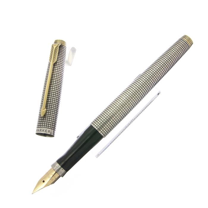 PARKER シズレ万年筆 シルバー（XF）
