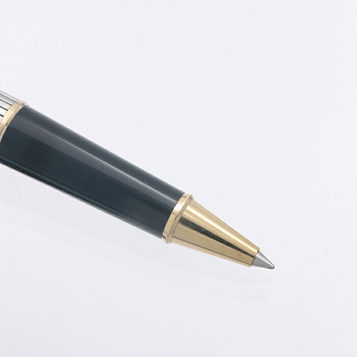 レア モンブラン ソリテール カーボン スチール ボールペン ローラー