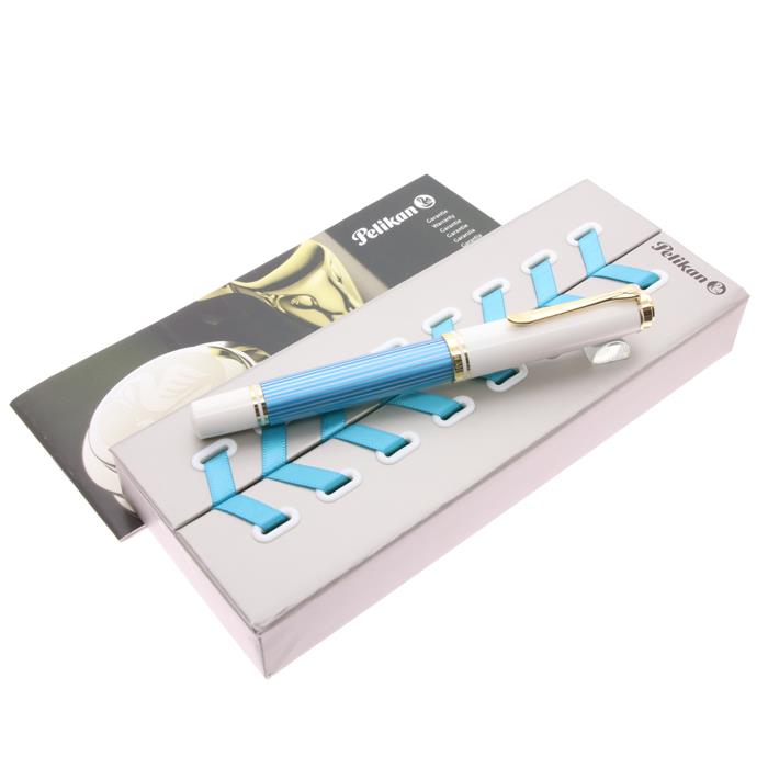 新品 ペリカン スーベレーンM600 ターコイズホワイト EFニブ 極細字