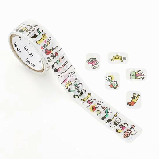 楽天市場】bande 1枚ずつめくれるマスキングテープ 手帳に住む人たち