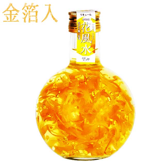 楽天市場】インテリアリキュール 花風水 望み296ml 豊幸園 金箔入り
