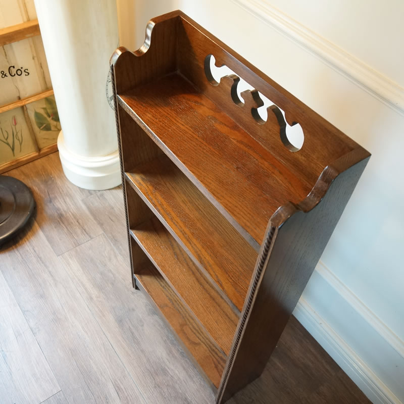 楽天市場】アンティーク家具 4段 ブックシェルフ アンティーク