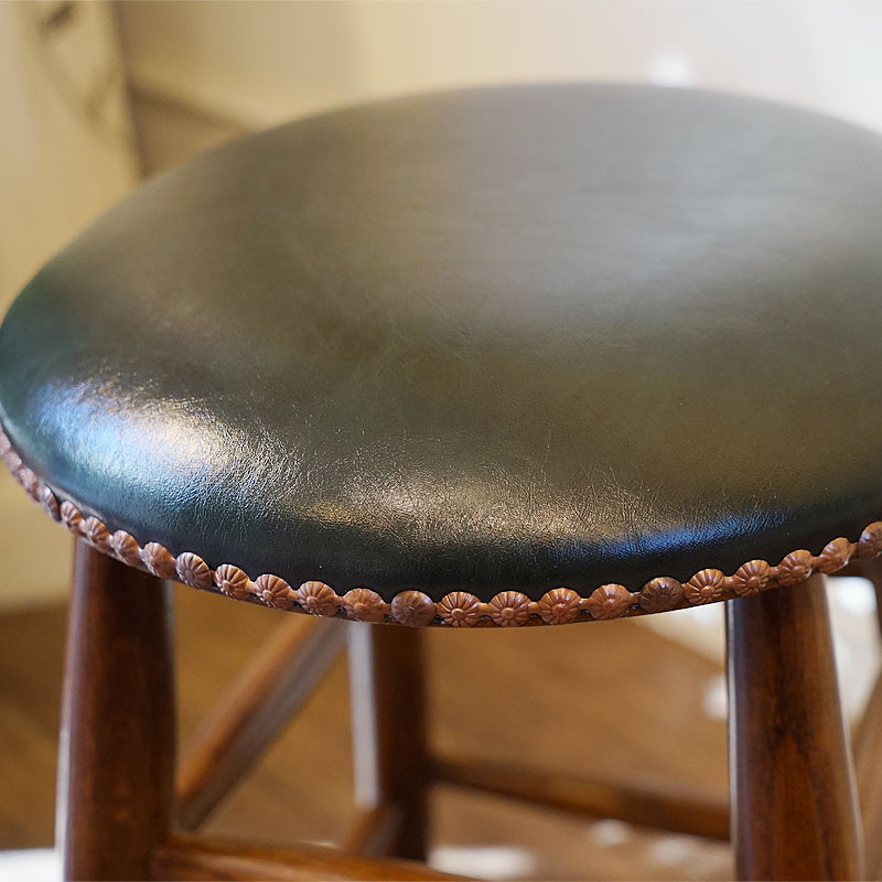 楽天市場】アンティーク家具調 スツール 木製 アンティーク 丸 高さ