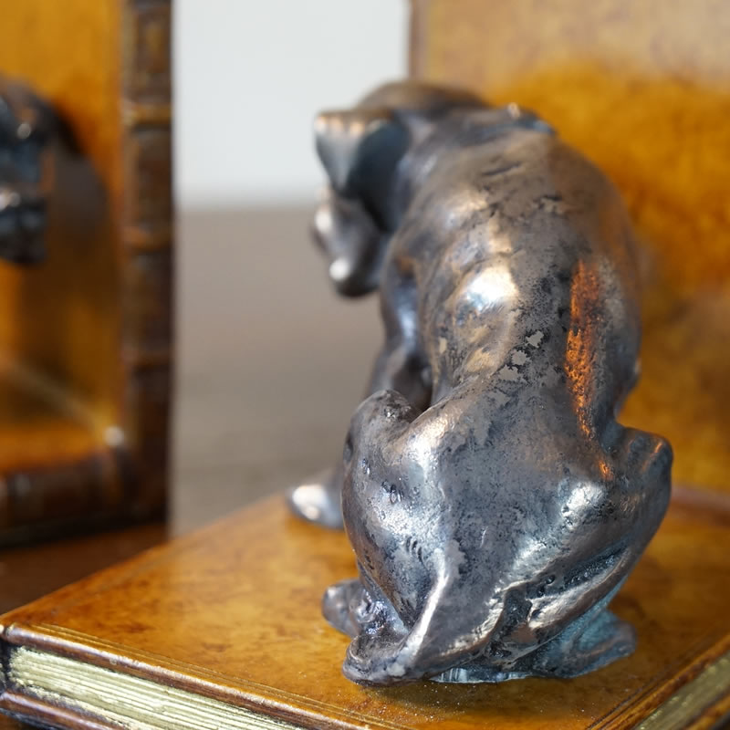 楽天市場】イギリス製 ブックエンド ボクサー犬 ブック型 置物 ドッグ