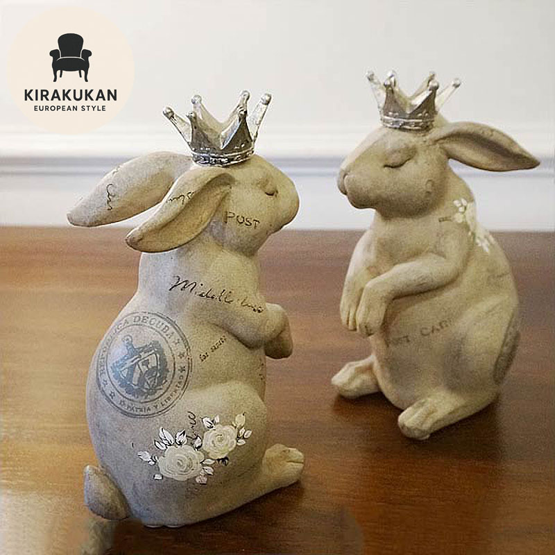 楽天市場】ブックエンド うさぎ 置物 輸入雑貨 おしゃれ 雑貨 小物