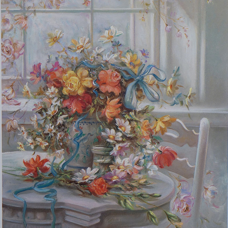 楽天市場】絵画 インテリア 額入り イタリア製 フラワー プランター