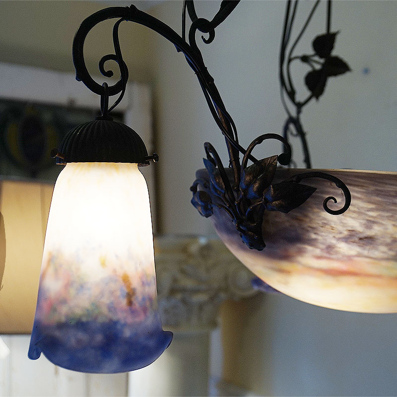 楽天市場】ヴィンテージ フランス製 ミューラー兄弟 ペンダントライト