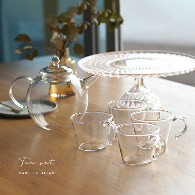 アンティークガラス コスメセット