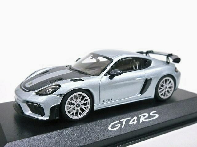 ミニチャンプス ポルシェ ケイマン GT4 RS 1/43 ミニカー ホワイト