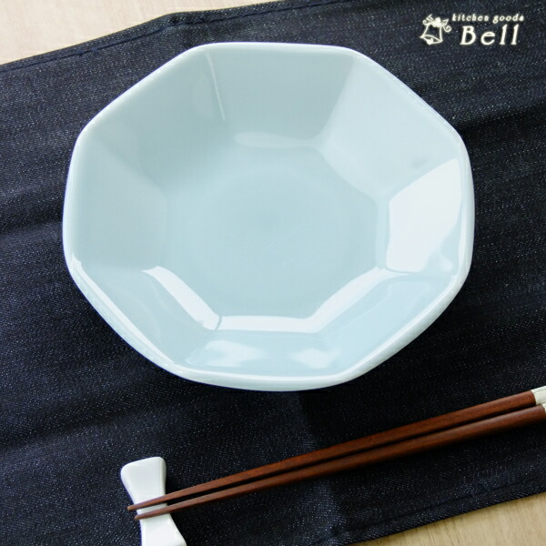 楽天市場】青彩 八角 チャーハン皿 青磁 中華食器 中華皿 餃子皿 八