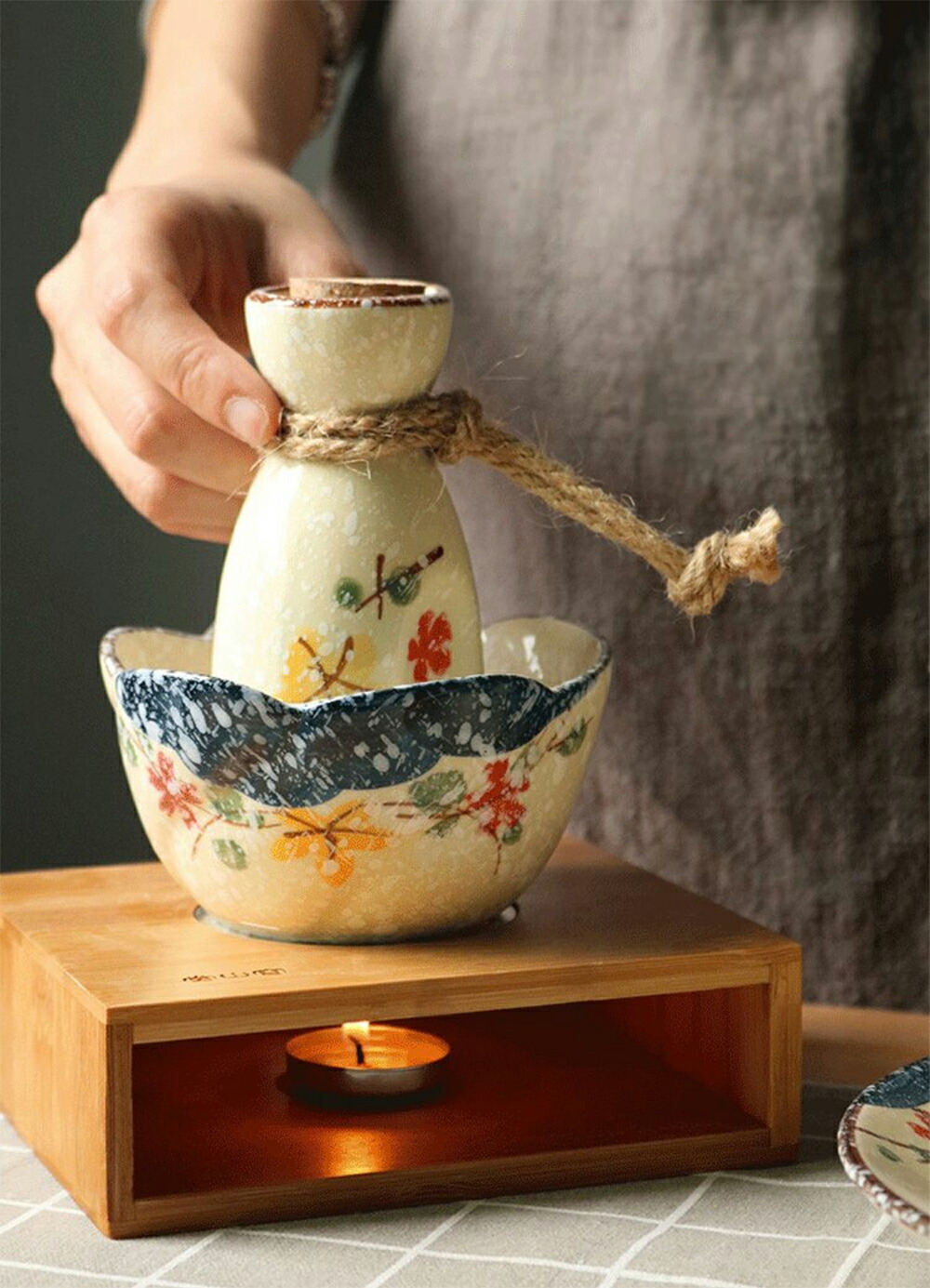 楽天市場】桜 陶磁器 酒器 盃 ギフトセット 手作り 盃 耐熱陶磁酒器