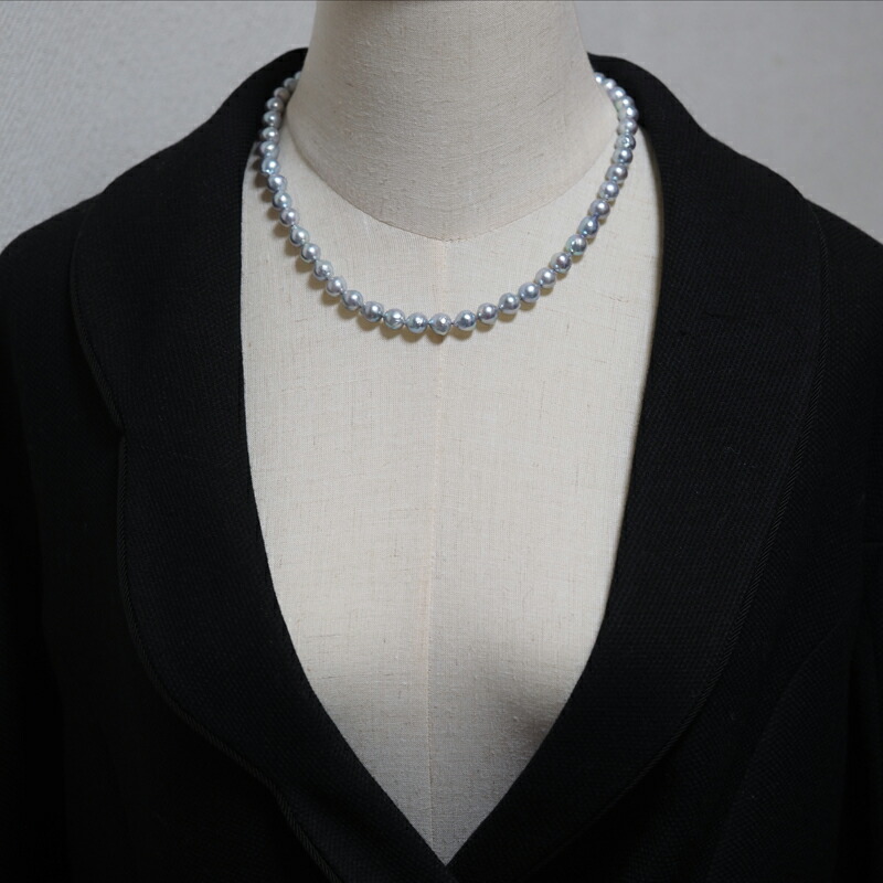 楽天市場】シルバー925 アコヤ本真珠 パール ネックレス 特濃