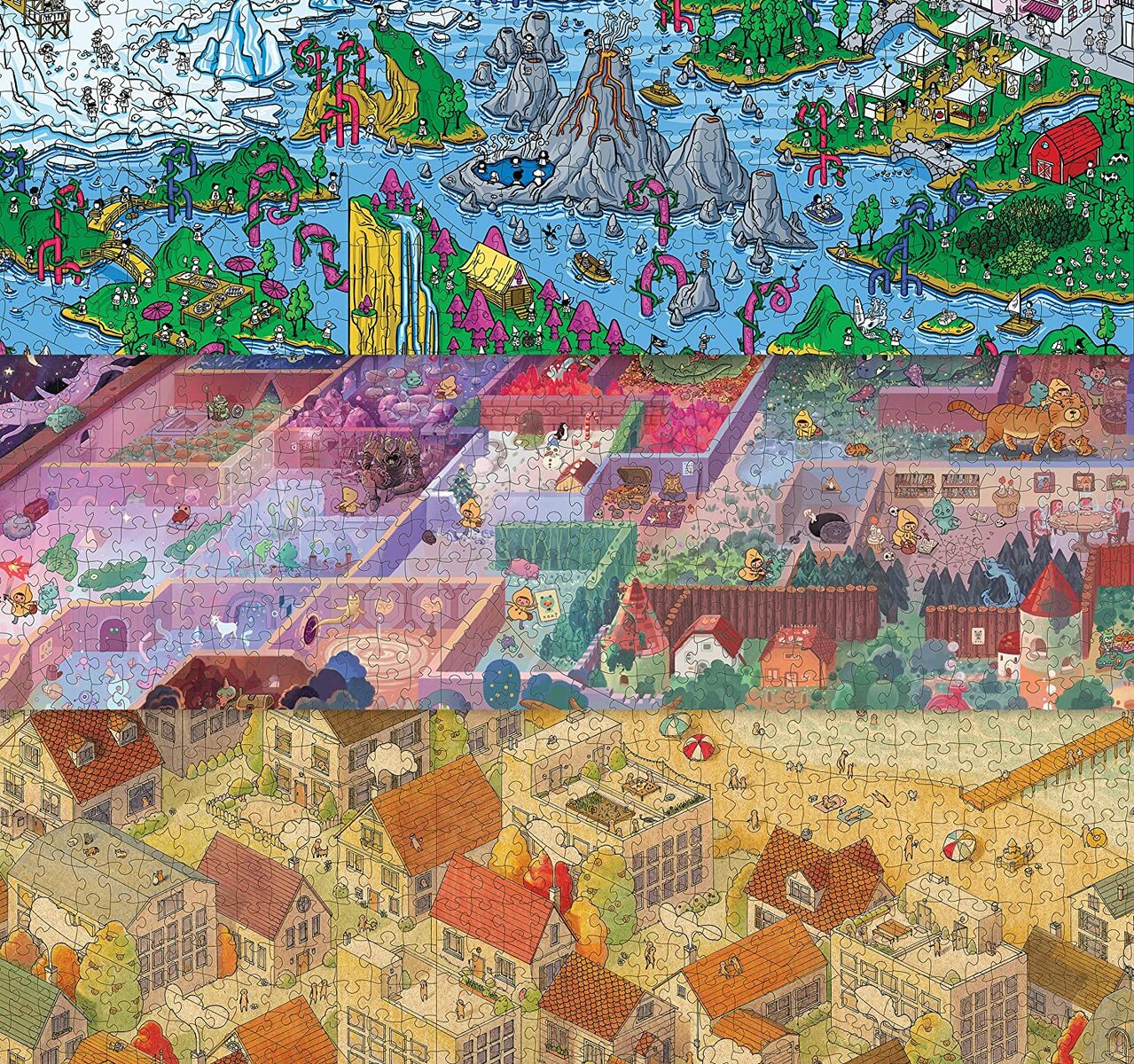 楽天市場】マジックパズルカンパニー 1000ピース 3個セット サニー