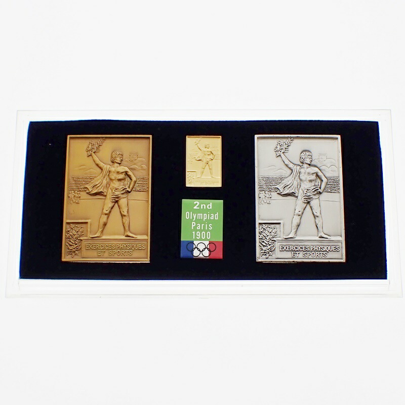 楽天市場】【中古】第2回 パリ オリンピック 1900 記念メダル 純金