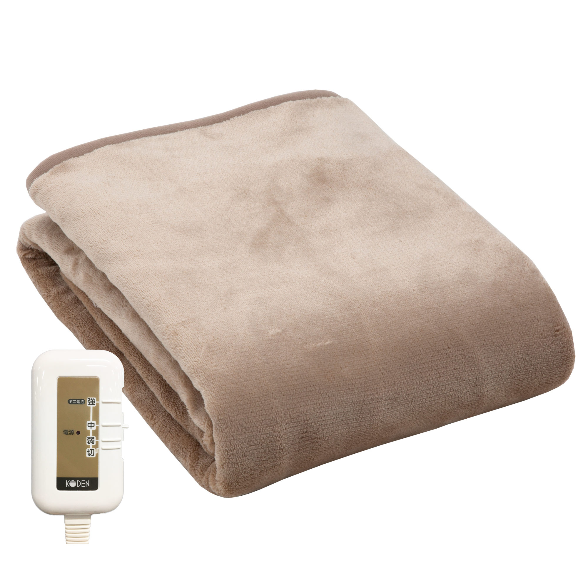 楽天市場】【ネット限定】電気毛布 敷き 130×80cm フランネル ベージュ