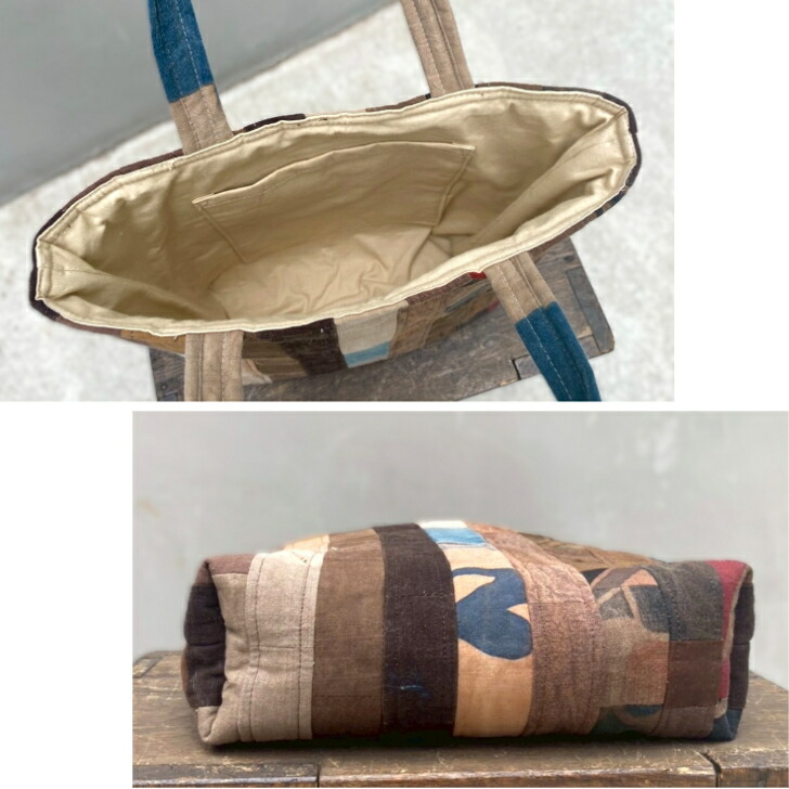楽天市場】【古布手提げバッグ】作家一点物 軽量 襤褸 BOROパッチ
