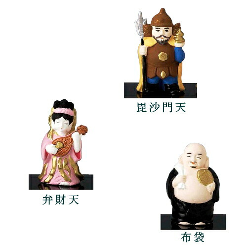 楽天市場】【 縁起物 ・ 置物 ・日本製 】 七福神 置物 大 （笑門七福