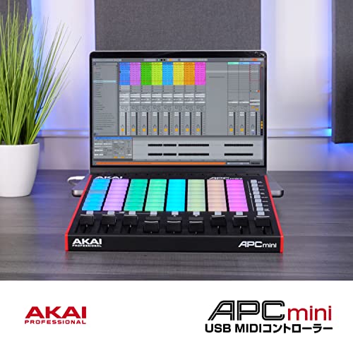 楽天市場】Akai Professional USB MIDIコントローラー 64個のRGBパッド