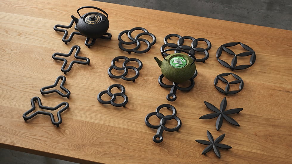 鉄瓶 富士型 蝋型鋳鉄製 桐箱入 鉄瓶 富士型 蝋型鋳鉄製 桐箱入 鉄瓶