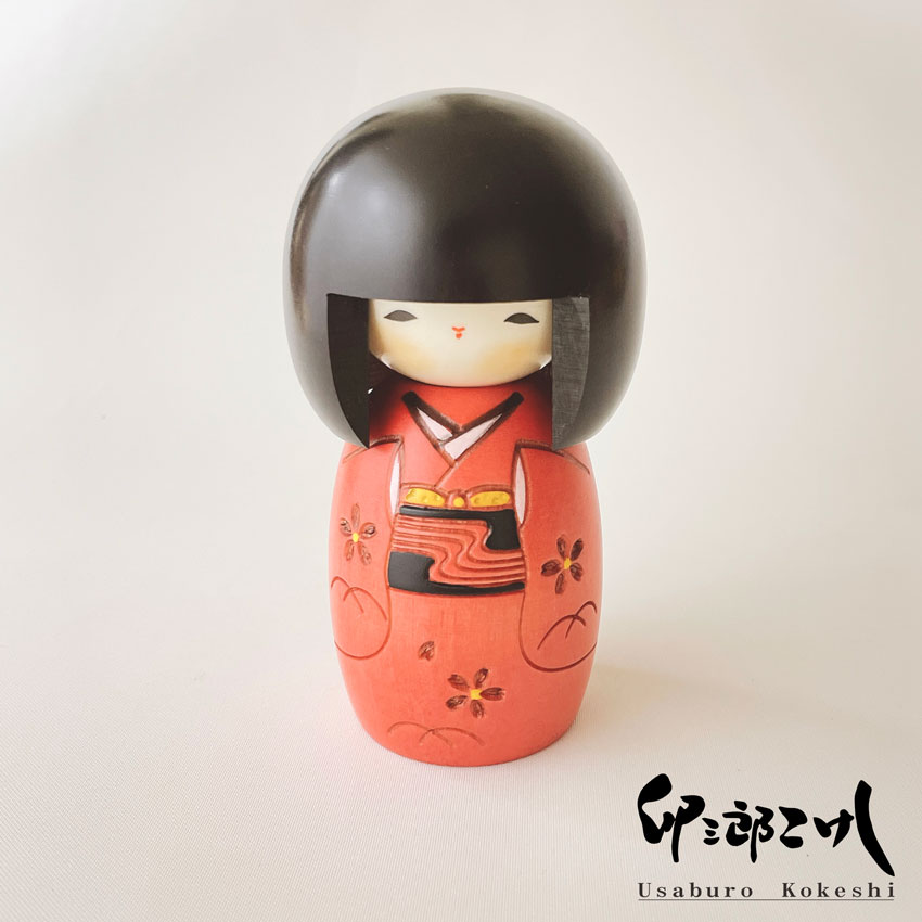 楽天市場】こけし 幼な子 赤 【 卯三郎こけし 】 プレゼント ギフト