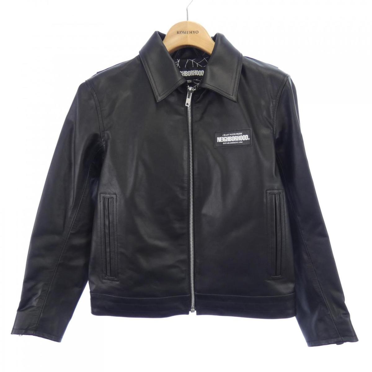 楽天市場】レザー ジャケット（ブランドネイバーフッド（ファッション