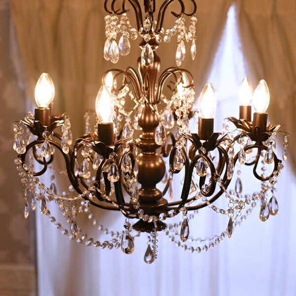 6/15まで値下げ】スペインハンドメイド/クリスタルドロップ3灯