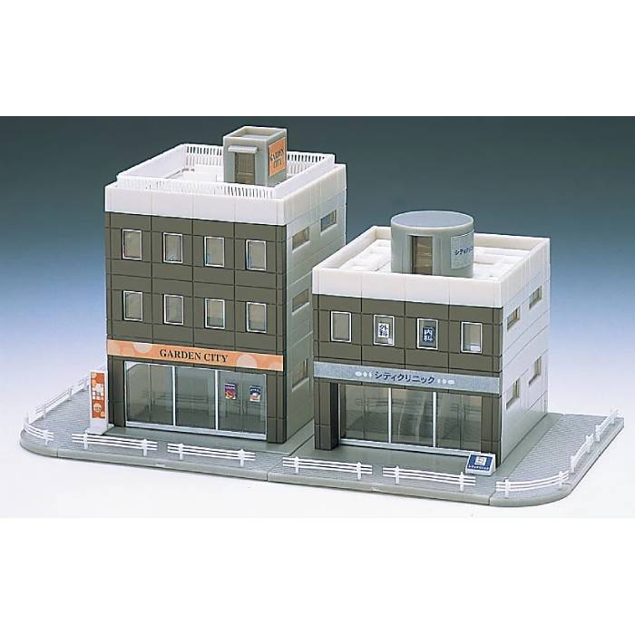 楽天市場】Nゲージ スクエアビルセット ブラウン 鉄道模型 ジオラマ