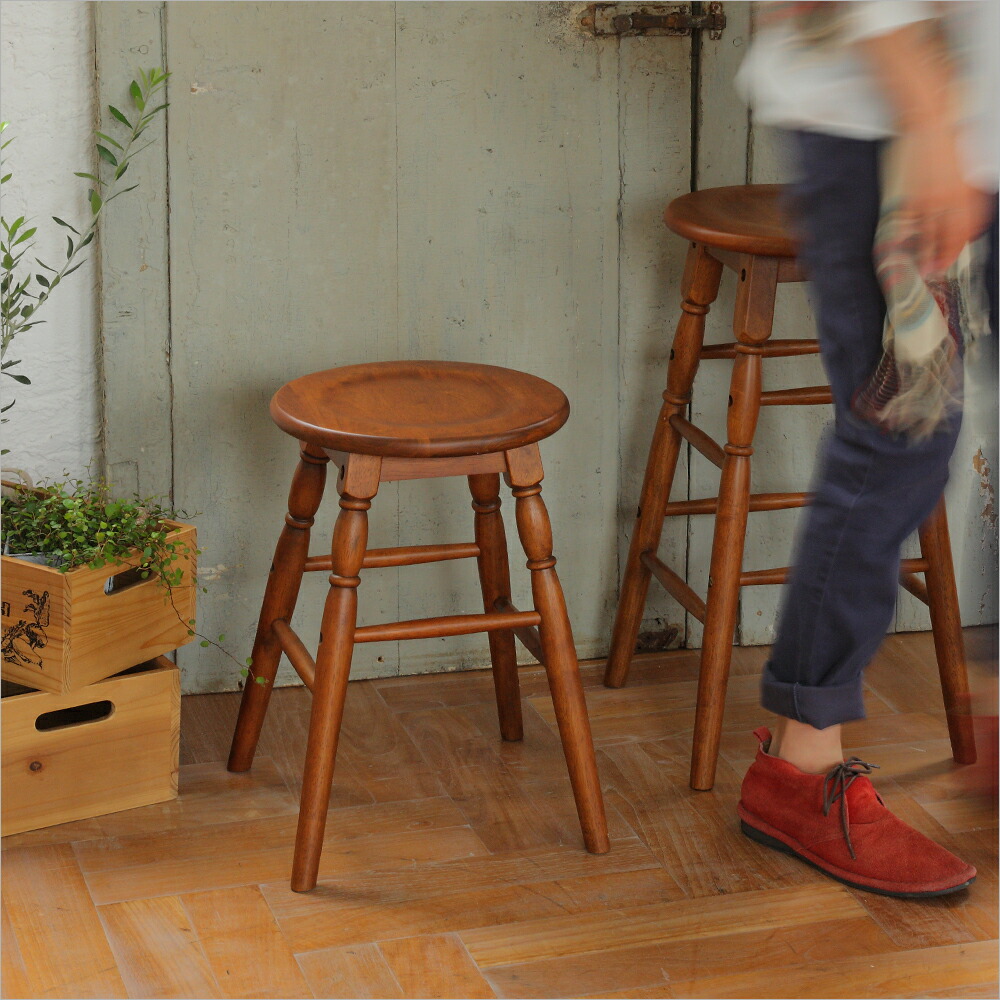 楽天市場】スツール ロースツール 高さ45cm 木製 椅子 チェア サイド