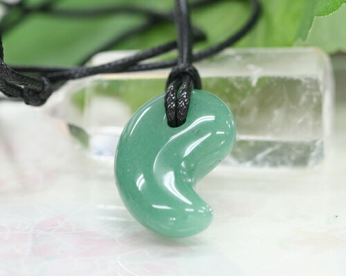 楽天市場】パワーストーン ネックレス アベンチュリン勾玉 ひも付