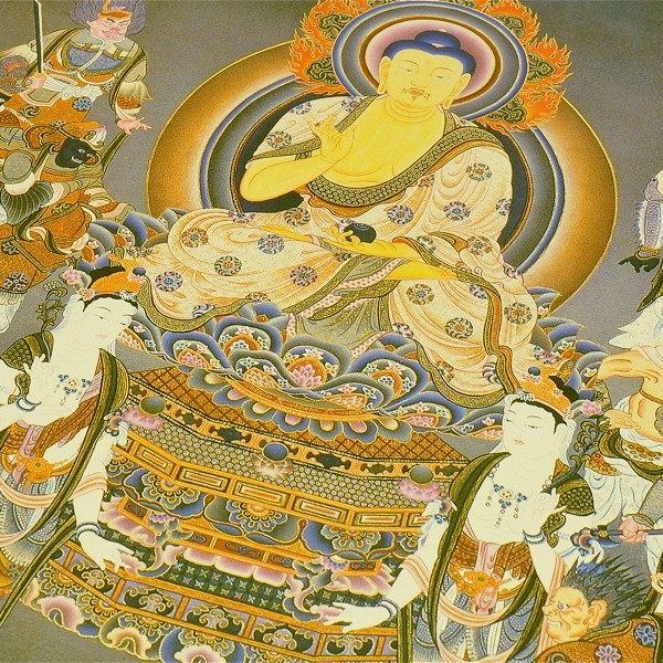 楽天市場】仏画色紙 薬師如来十二神将 : 香老舗 高野山大師堂