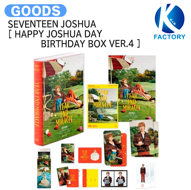 楽天市場】SEVENTEEN JOSHUA [ HAPPY JOSHUA DAY BIRTHDAY BOX VER.4