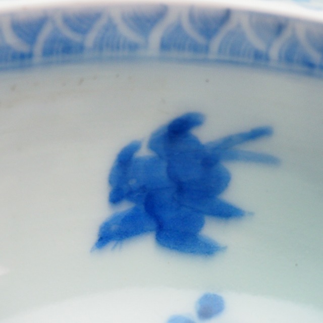 楽天市場】梅と鳥 山水文様 盃洗 0090江戸時代 伊万里 染付 手描き酒器