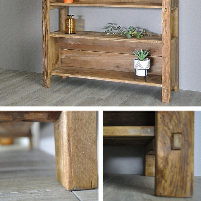 楽天市場】[7%offクーポン3/31まで] キャビネット 無垢 古材