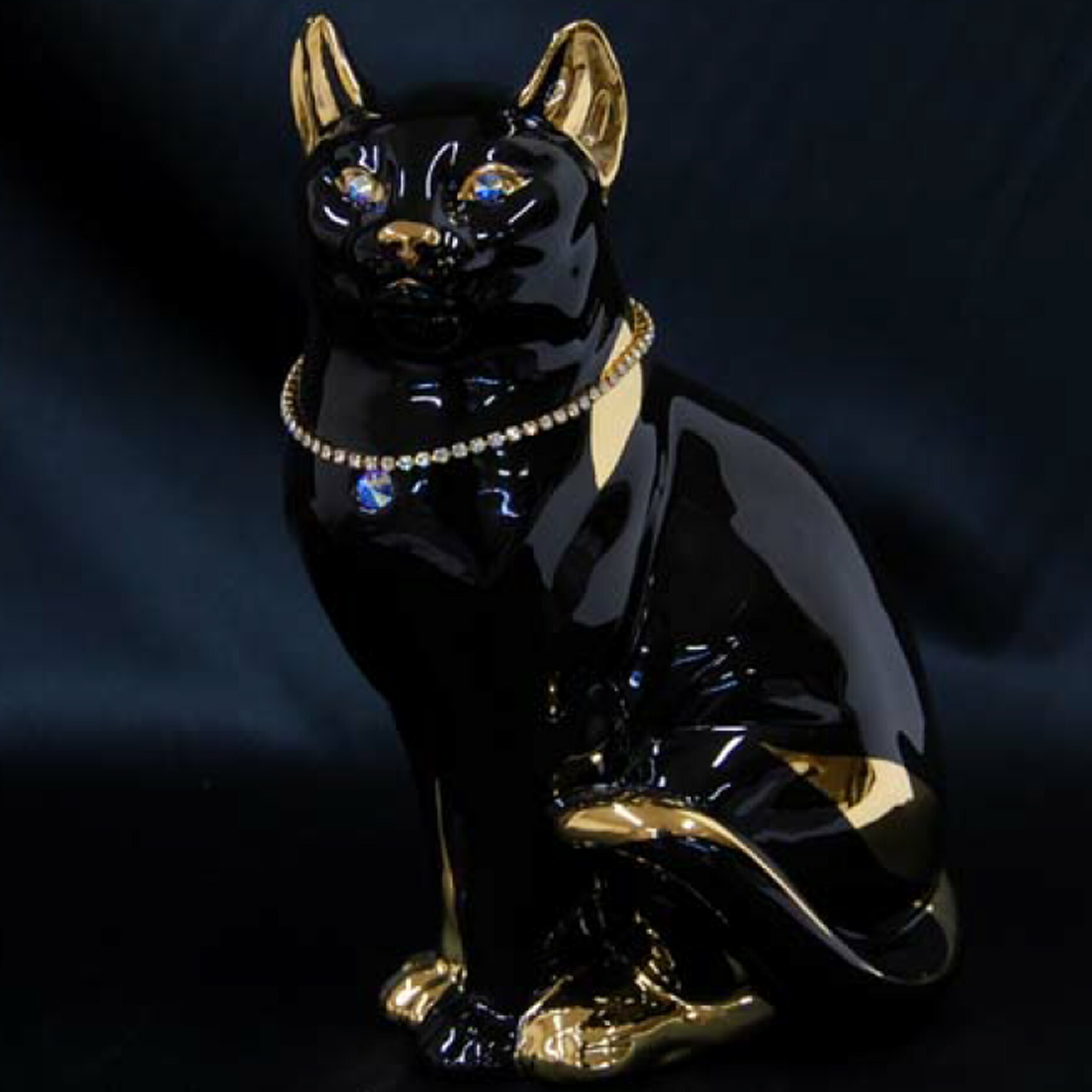 楽天市場】黒猫の置物 クラシック家具 アンティーク家具 姫系