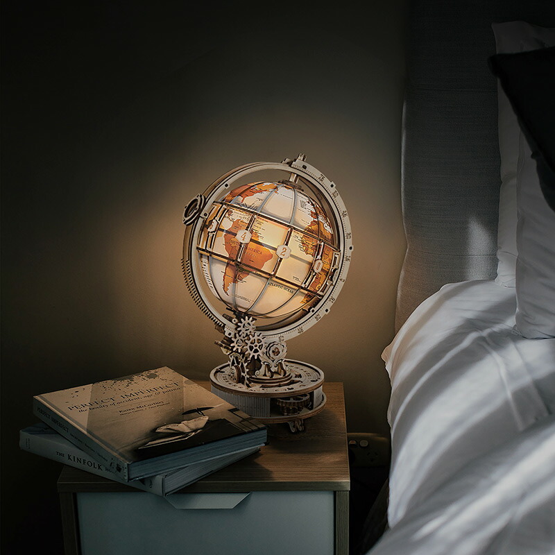 楽天市場】つくるんですつくろう！動く3Dウッドパズル アースランプ