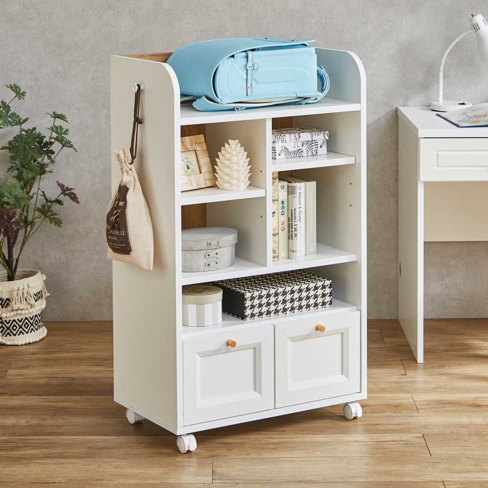 楽天市場】☆新生活クーポン配布中 ランドセルラック 単品 本棚