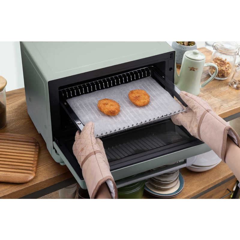 新品未開封 グラファイトオーブンレンジ AEM-G14A(G)グリーン 緑