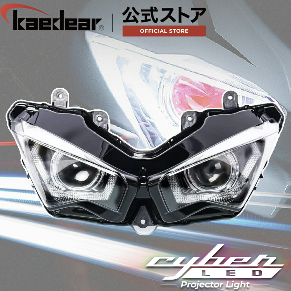 LED ヘッドライト kawasaki ZX25R 配線付き