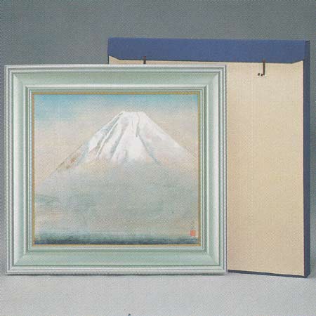 楽天市場】奥村土牛 絵画 精進湖 送料無料 【複製】【美術印刷】【巨匠