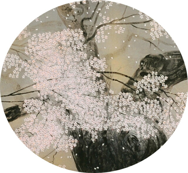 楽天市場】中島千波・醍醐の桜（だいごのさくら）（四曲半双屏風