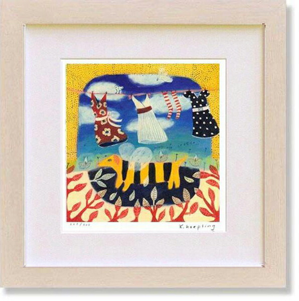 カレンホイプティング 185 ベビーパンダのバスタイム 絵画 カレンホイ