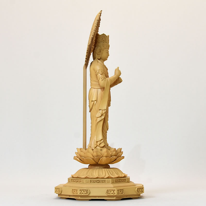 楽天市場】木彫 仏像 【大日如来立像】 柘植（つげ） 立5.0寸 : 海宇